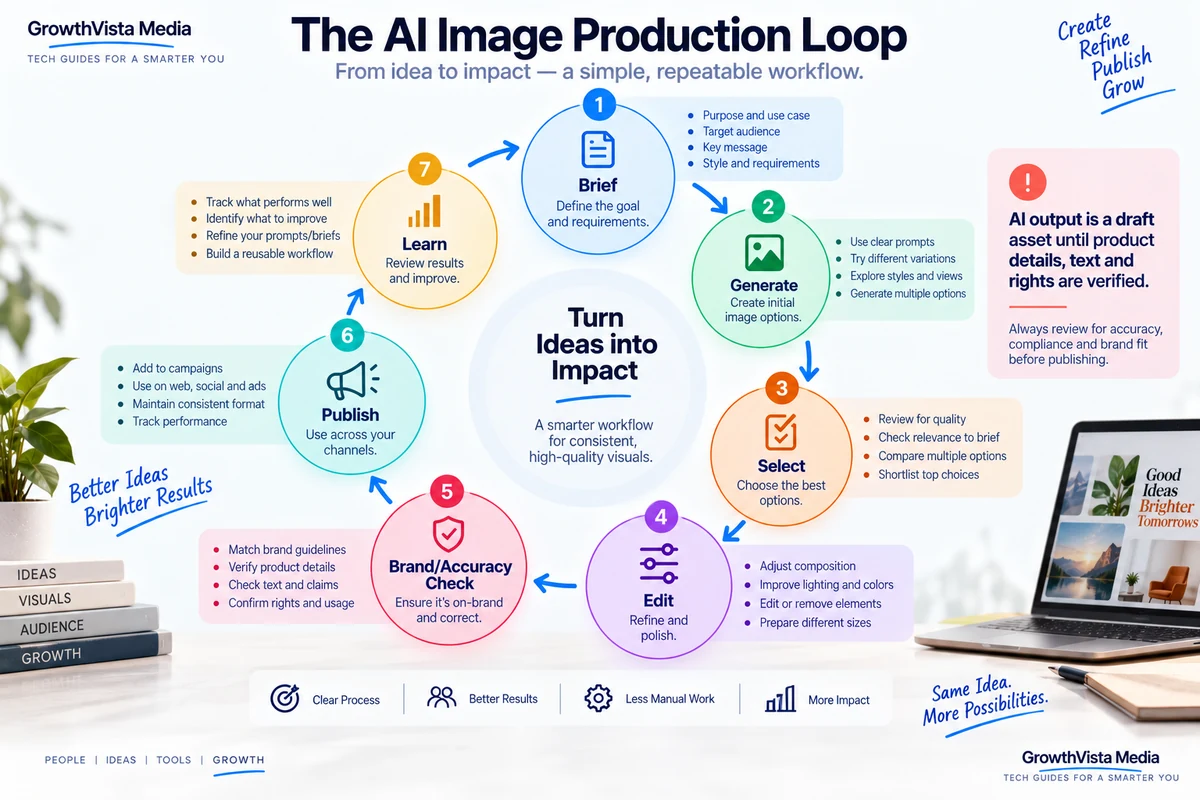 AI image production loop