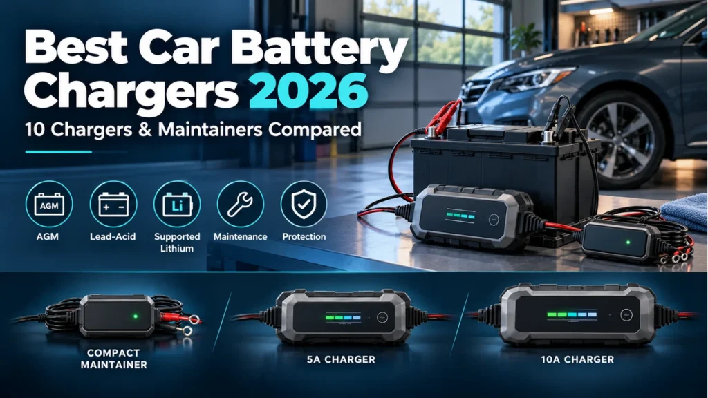 best car battery charges