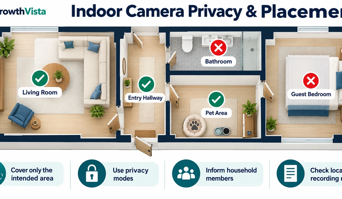 Indoor security camera privacy and placement guide