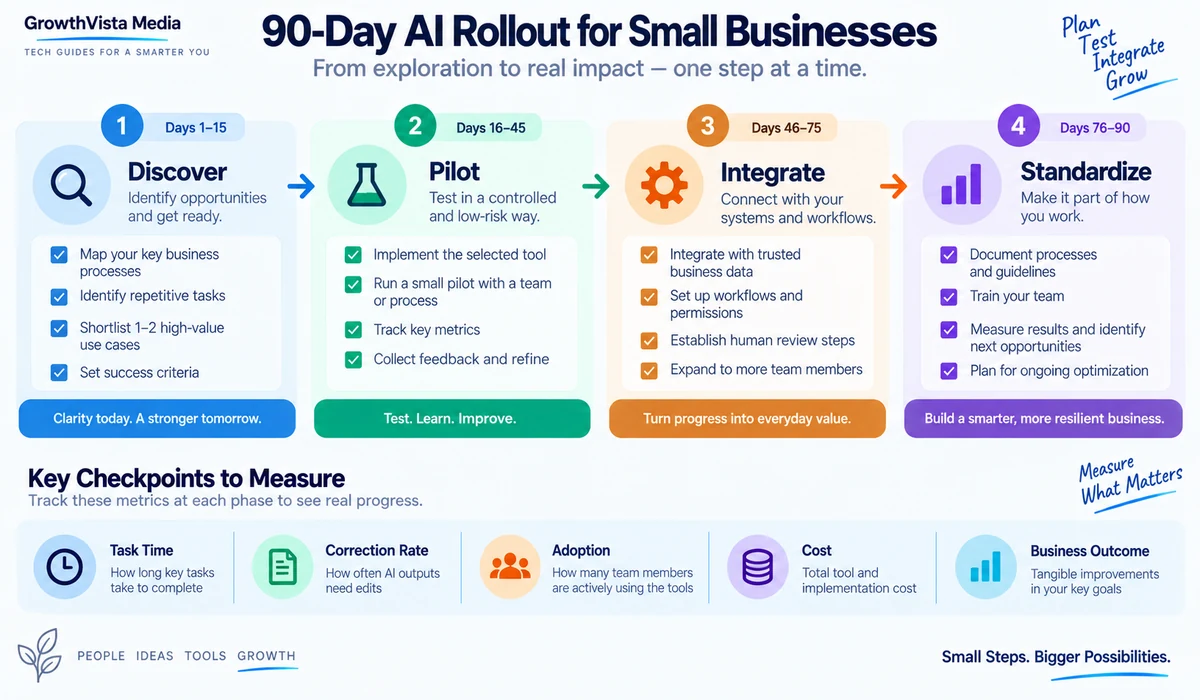 90-day small business AI rollout