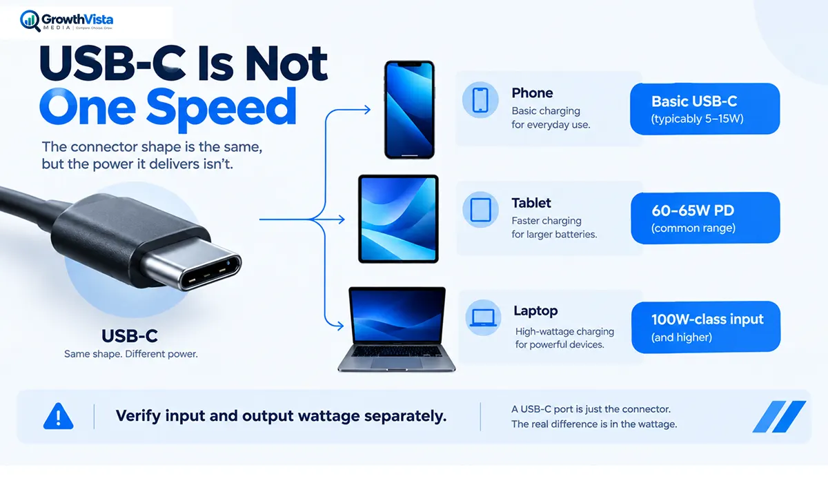 Best USB-C jump starter wattage explained for phones tablets and laptops
