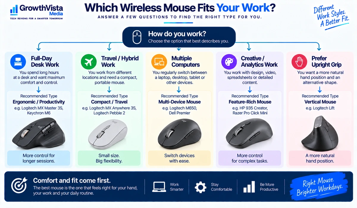 Wireless mouse buying decision guide for work