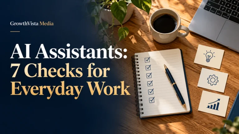 AI Assistants: 7 Checks for Everyday Work featured editorial cover