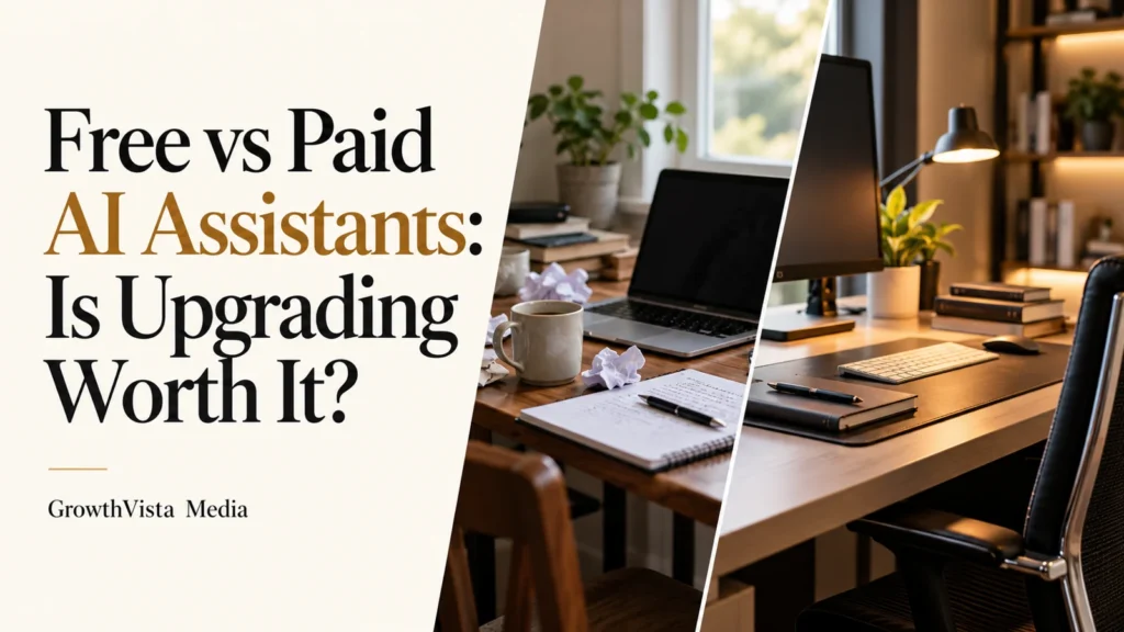 Free vs Paid AI Assistants: Is Upgrading Worth It? featured editorial cover