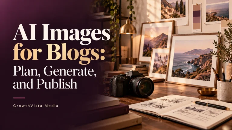 AI Images for Blogs: Plan, Generate, and Publish featured editorial cover