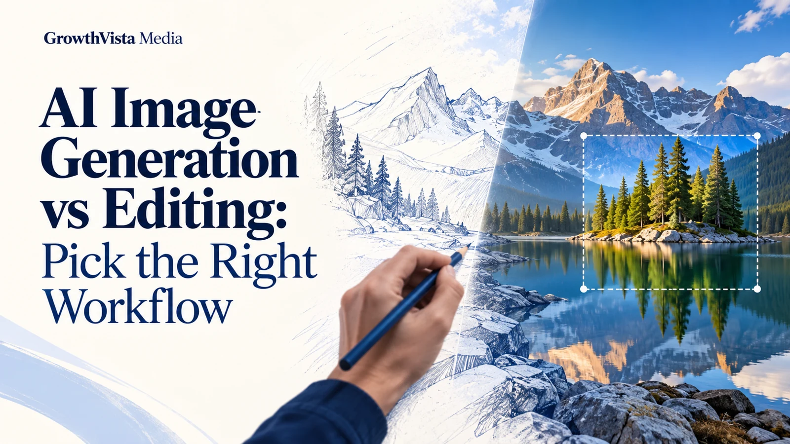 AI Image Generation vs Editing: Pick the Right Workflow featured editorial cover