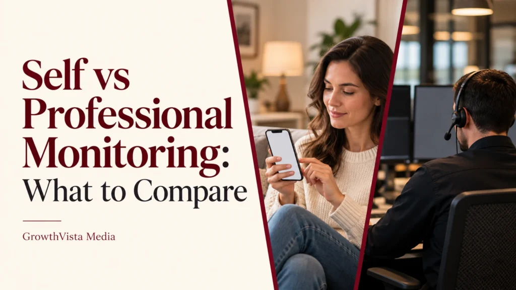 Self vs Professional Monitoring: What to Compare featured editorial cover