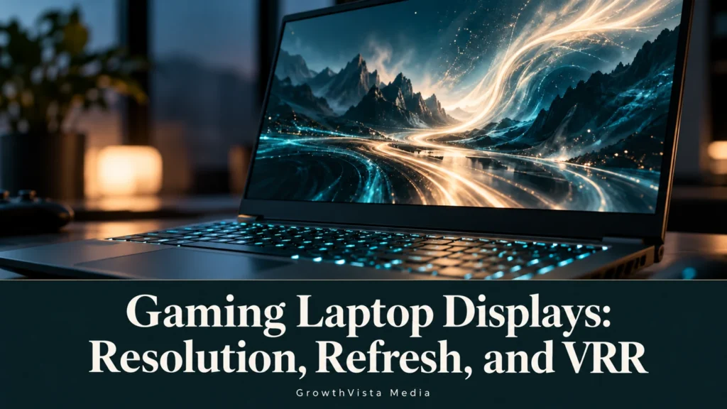 Gaming Laptop Displays: Resolution, Refresh, and VRR featured editorial cover
