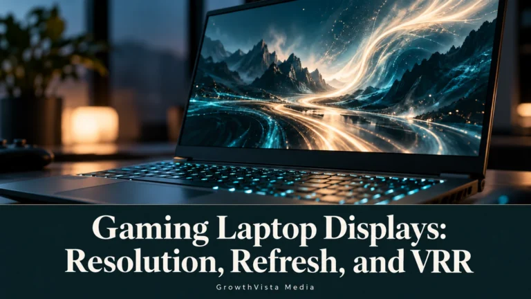 Gaming Laptop Displays: Resolution, Refresh, and VRR featured editorial cover