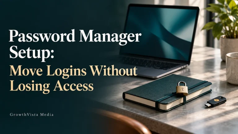 Password Manager Setup: Move Logins Without Losing Access featured editorial cover