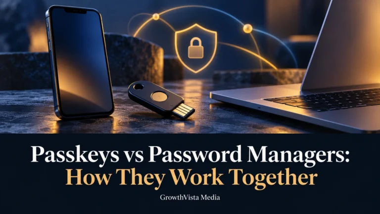 Passkeys vs Password Managers: How They Work Together featured editorial cover