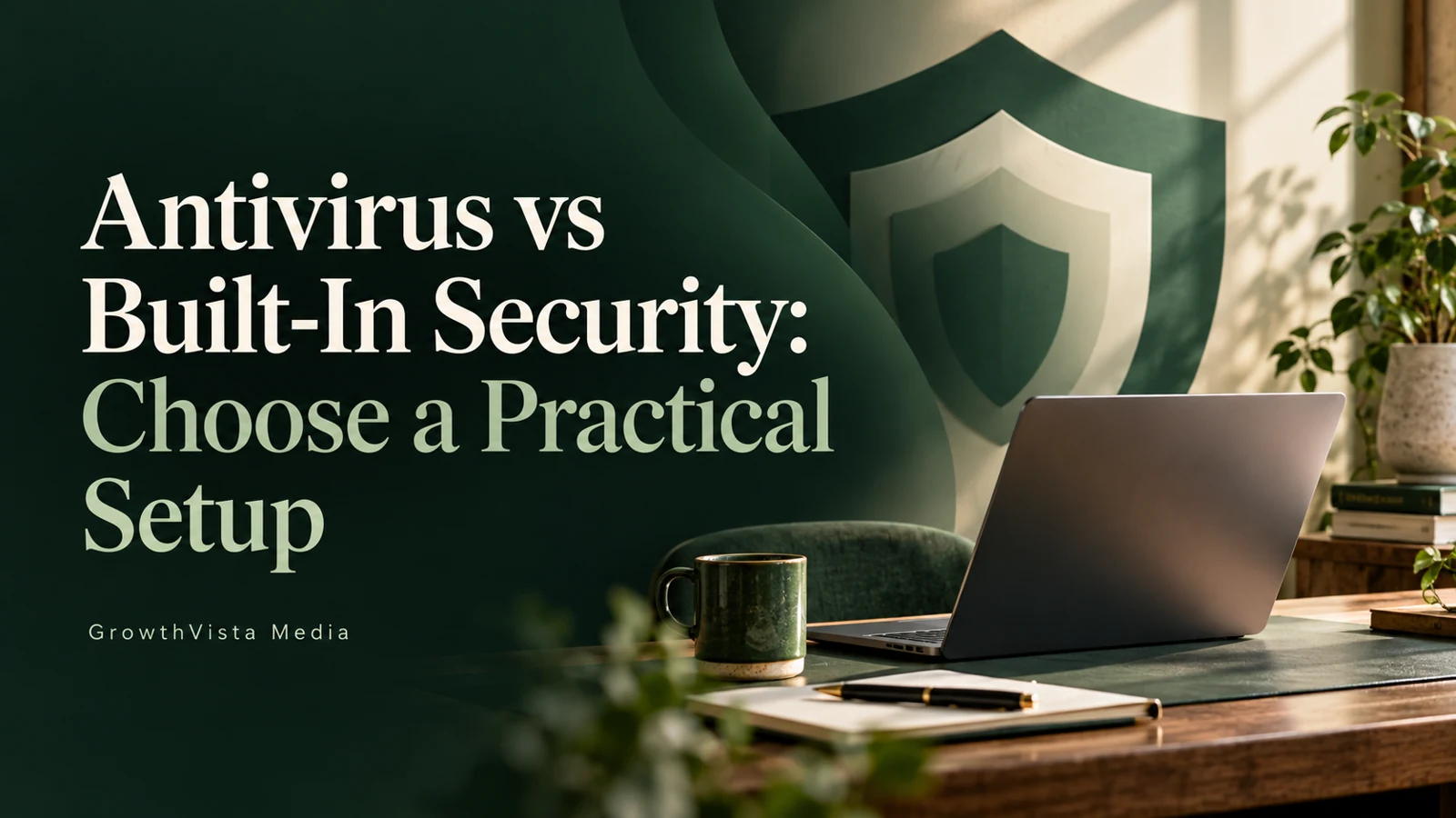 Antivirus vs Built-In Security: Choose a Practical Setup featured editorial cover