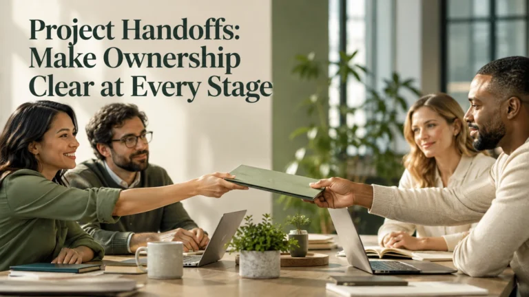 Project Handoffs: Make Ownership Clear at Every Stage featured editorial cover